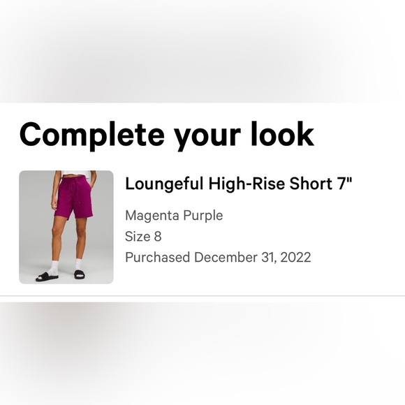 Loungeful High Rise Shorts 7 inches - Picture 6 of 6